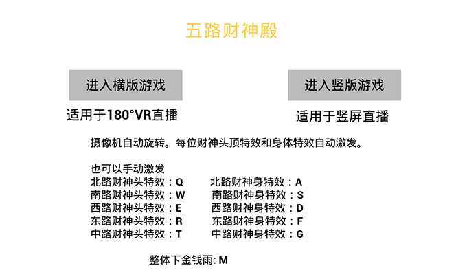 （7359期）VR全景模式五路财神无人直播玩法，抖音目前最火玩法独家制作【吸金又吸睛】